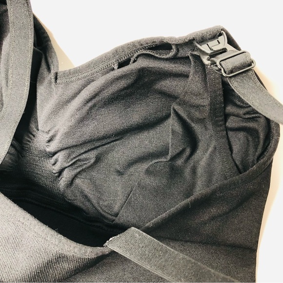 Bundle (3) ILoveSIA Maternity Nursing Tank Top Black Built In Bra, Clips, Soft - Picture 6 of 10